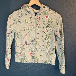 GapKids XL (12) Girls Floral Butterfly Hoodie 🌸🦋